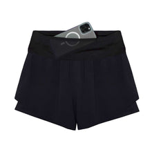 Load image into Gallery viewer, Aspro AeroElite Running Shorts 2 in 1 Women - Black