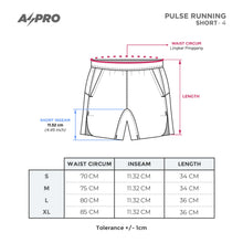 Load image into Gallery viewer, ASPRO PULSE RUNNING SHORTS 4”- BLACK