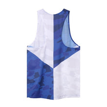 Load image into Gallery viewer, Women's Aspro ELITE Running Singlet - Camo Blue/White