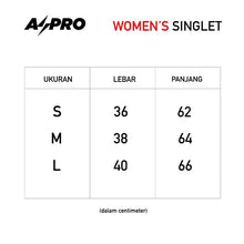 Load image into Gallery viewer, Aspro Women RACE Running Singlet Kaos Lari Wanita - Blue