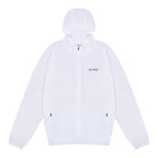 Pulse Pocketable Windbreaker Jacket - Hooded White