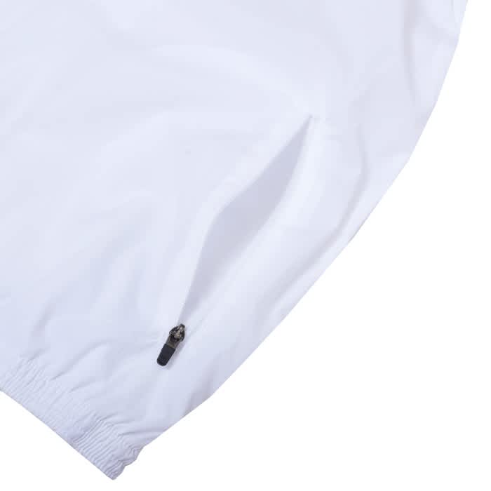 Pulse Pocketable Windbreaker Jacket - Hooded White
