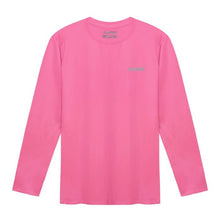 Load image into Gallery viewer, Aspro Women RACE Tee Running Jersey Wanita - Long Sleeve Neon Pink
