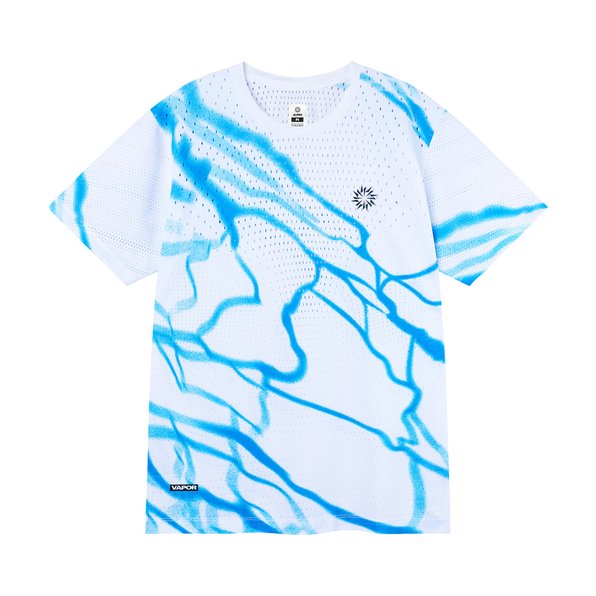 VAPORLITE WHITE MARBLE RUNNING SHIRT - MEN