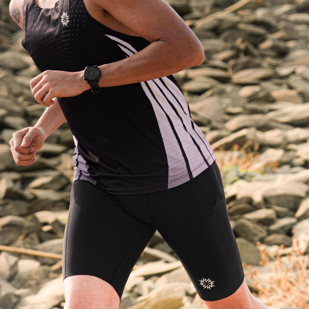 RACE HALF-TIGHT BLACK