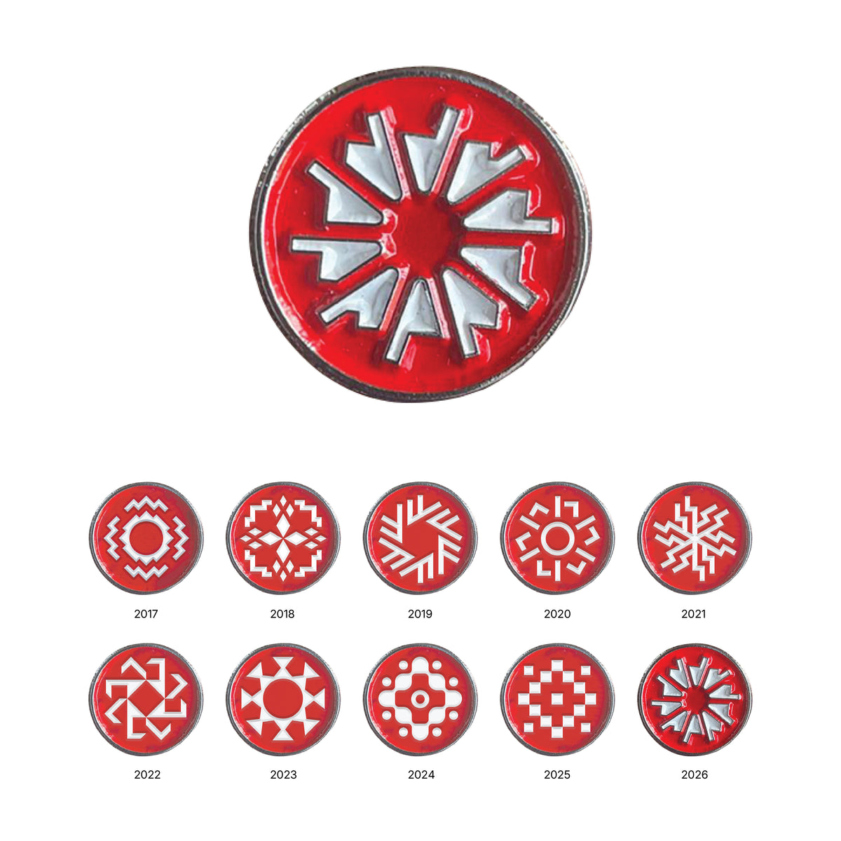 BORMAR26 NEEDLE PIN MEDAL GRAPHIC
