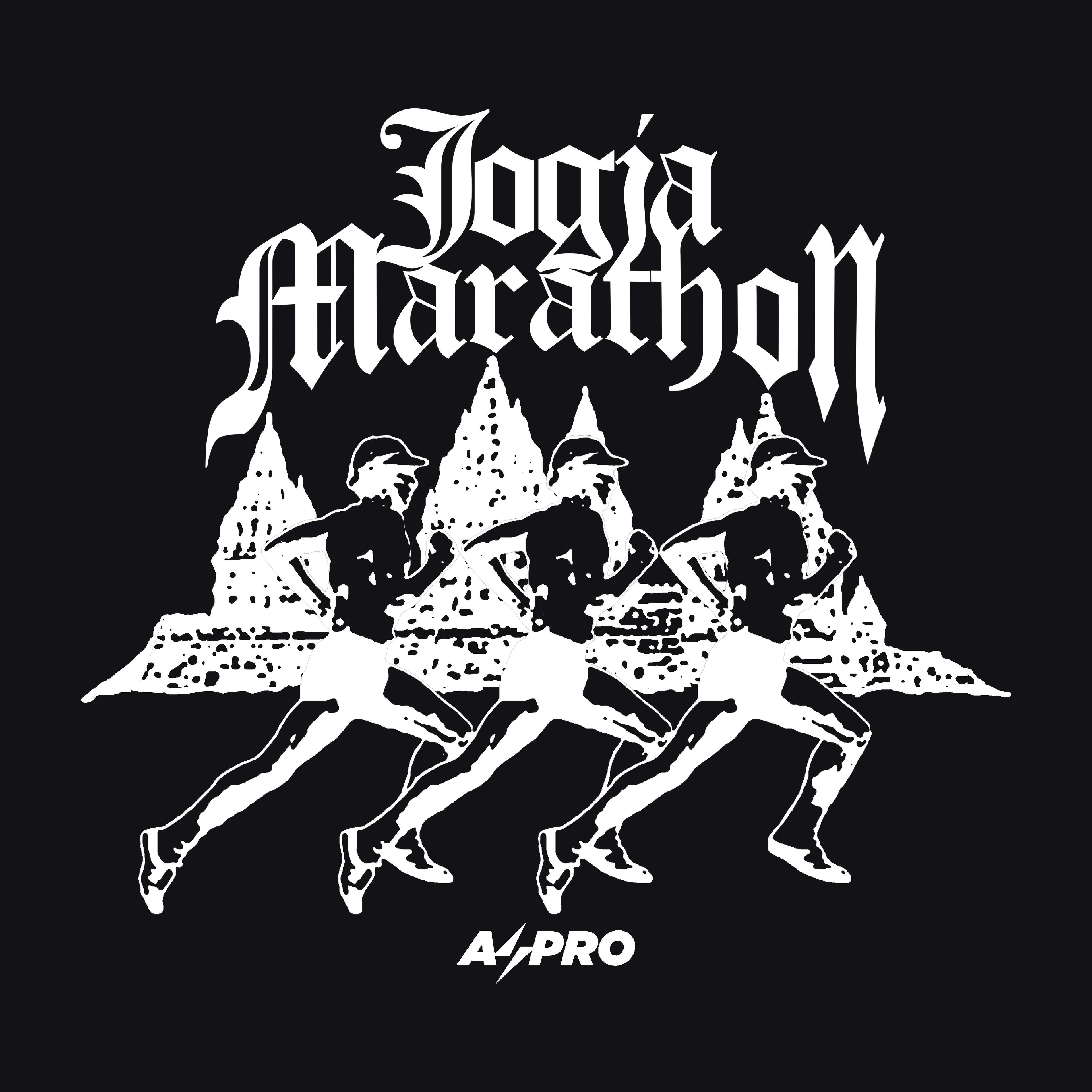 Mandiri Jogja Marathon GRAPHIC TEE - BLACK