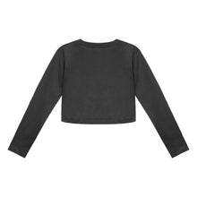 Load image into Gallery viewer, ASPRO FLOW WOMEN LONGSLEEVE CROP - BLACK
