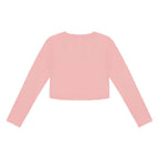 FLOW WOMEN LONGSLEEVE CROP - PEACH