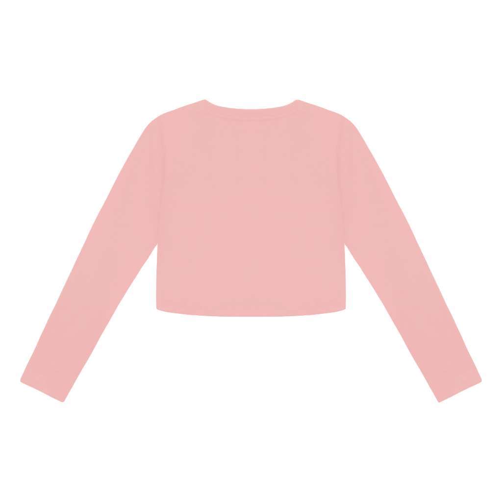 FLOW WOMEN LONGSLEEVE CROP - PEACH