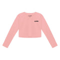 FLOW WOMEN LONGSLEEVE CROP - PEACH