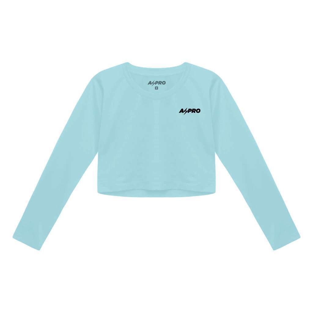 FLOW WOMEN LONGSLEEVE CROP - Mint