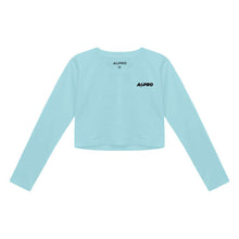 Load image into Gallery viewer, ASPRO FLOW WOMEN LONGSLEEVE CROP - TOSCA
