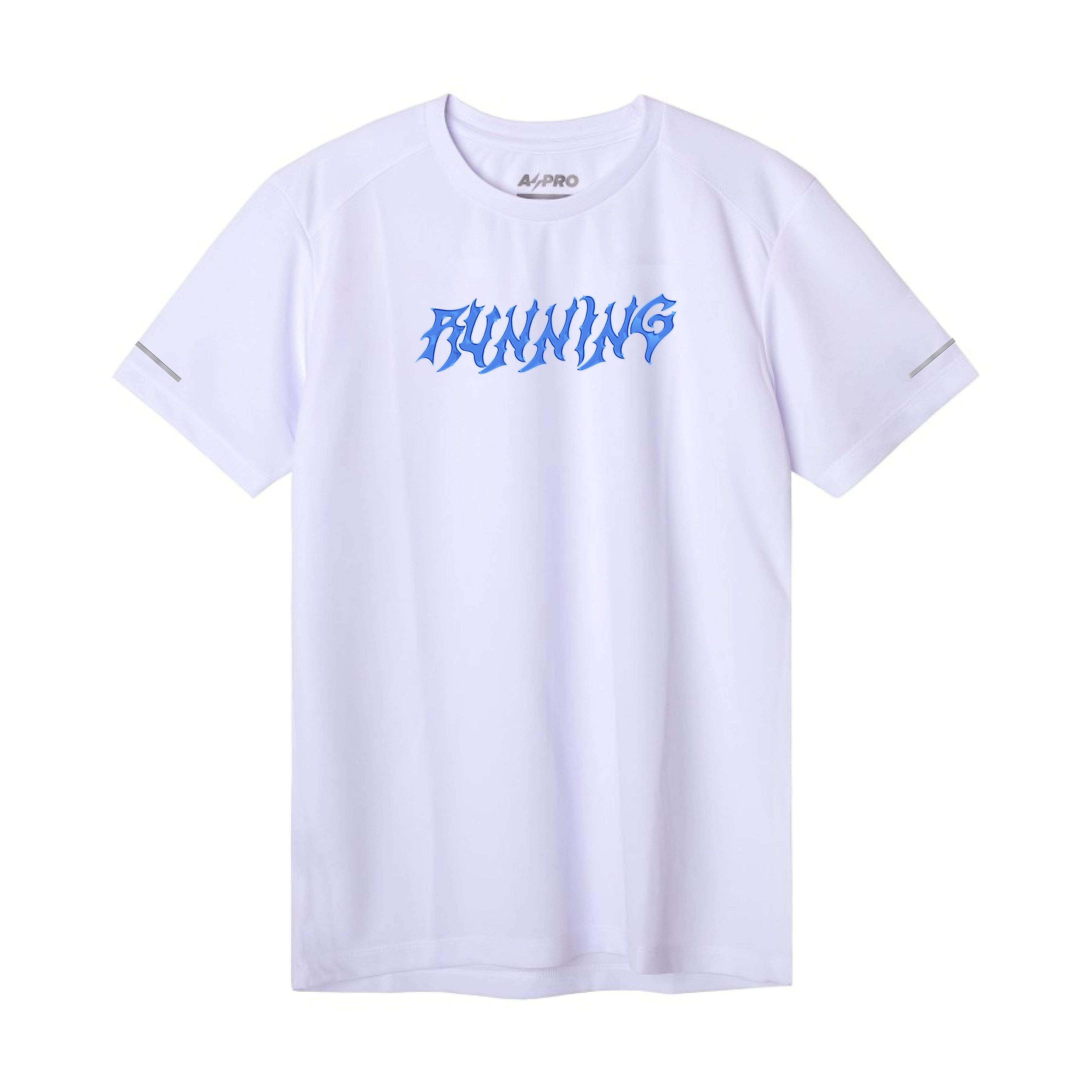 FLOW Running Tee Graphics - White