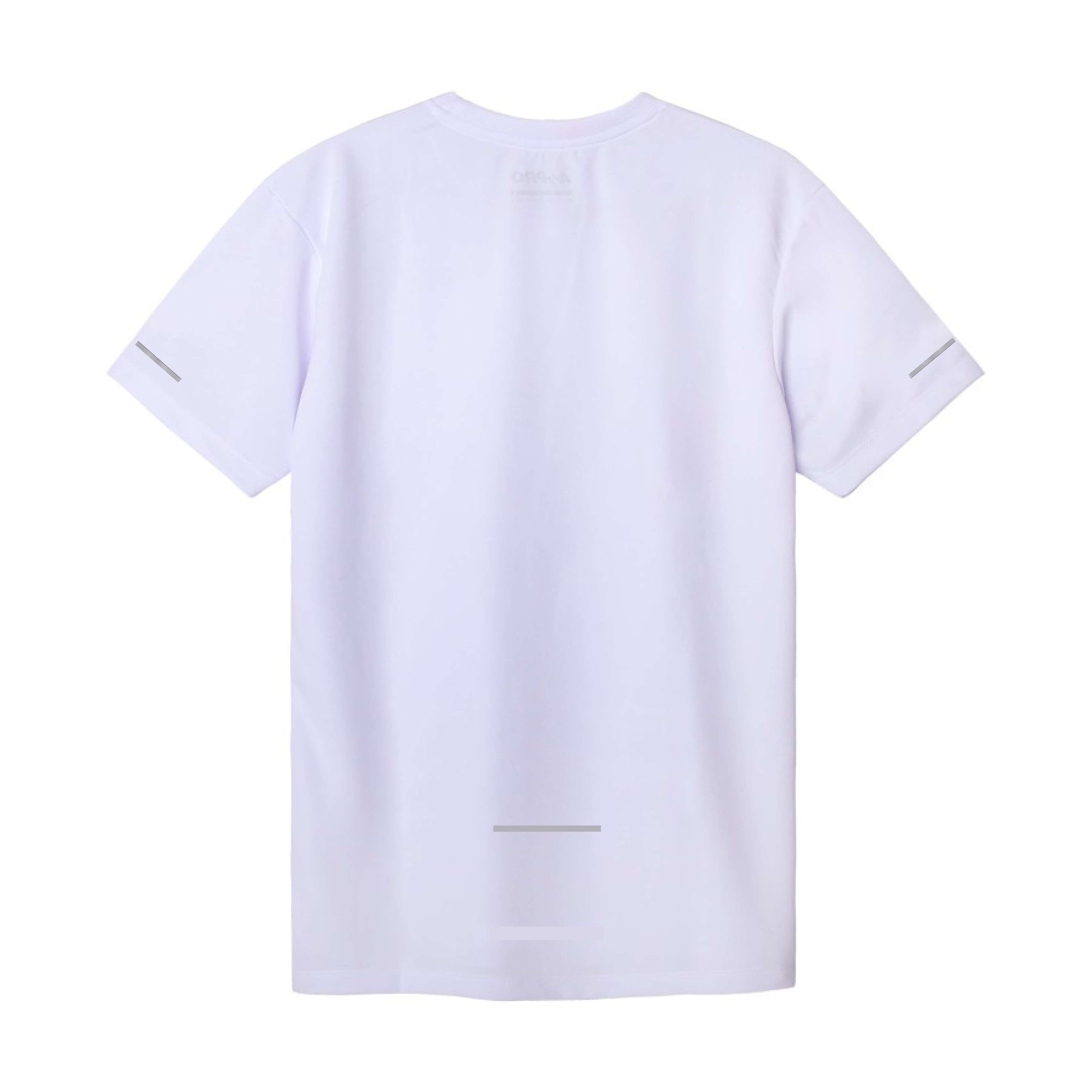 FLOW Running Tee Graphics - White