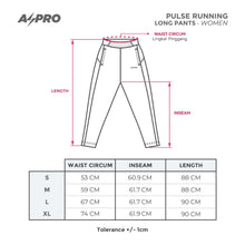 Load image into Gallery viewer, ASPRO PULSE RUNNING LONGPANTS WOMEN - BLACK
