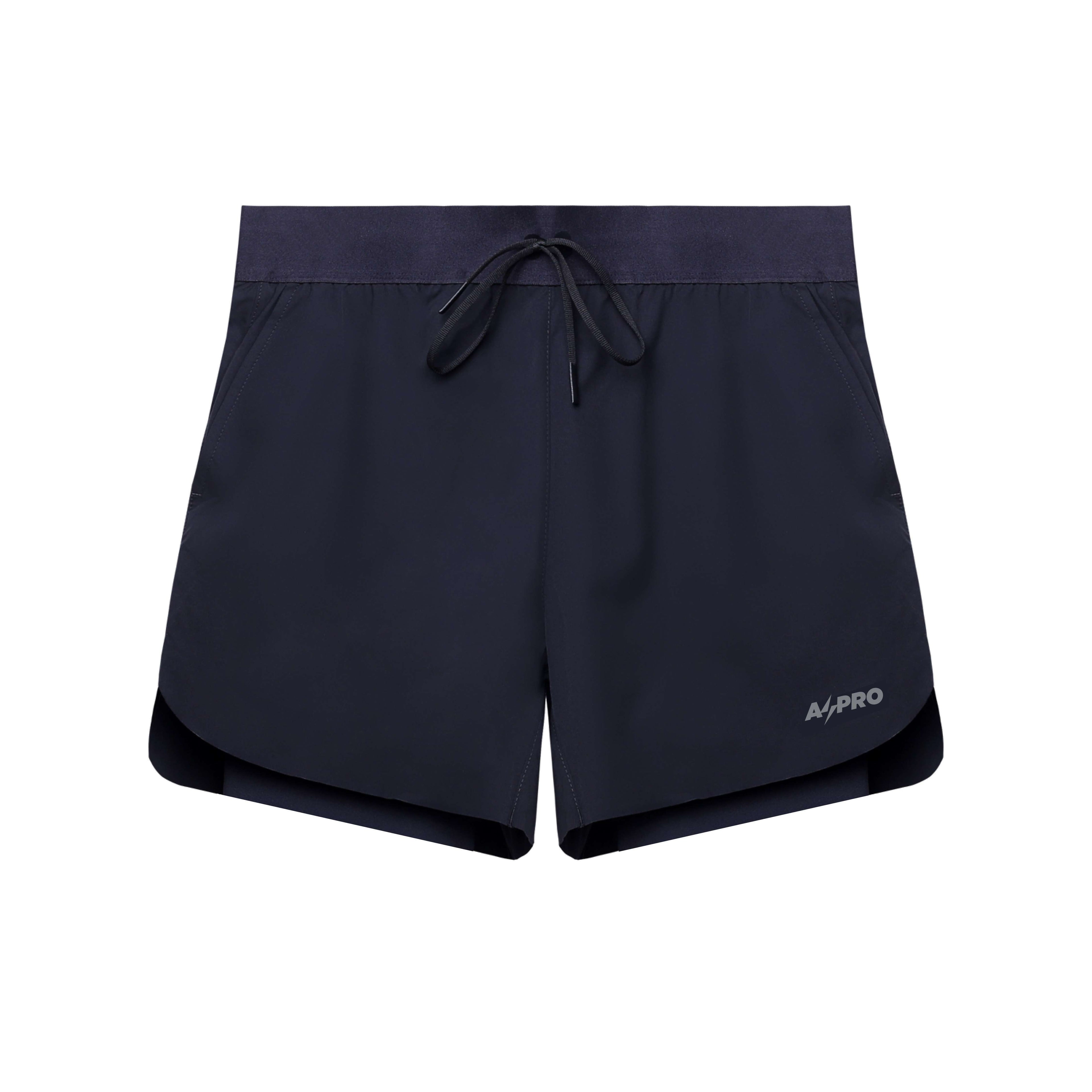 PULSE Shorts 4 Inch - BLACK