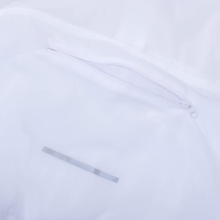 Pulse Pocketable Windbreaker Jacket - Hooded White