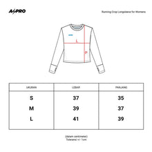 Load image into Gallery viewer, ASPRO FLOW WOMEN LONGSLEEVE CROP - PEACH
