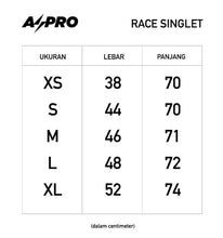 Load image into Gallery viewer, Aspro RACE Running Singlet - Blue
